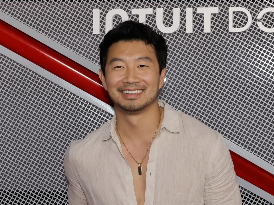 Simu Liu attends the Opening Night of The Intuit Dome at Intuit Dome on Aug. 15, 2024 in Los Angeles. (Photo by Kevin Winter/Getty Images)