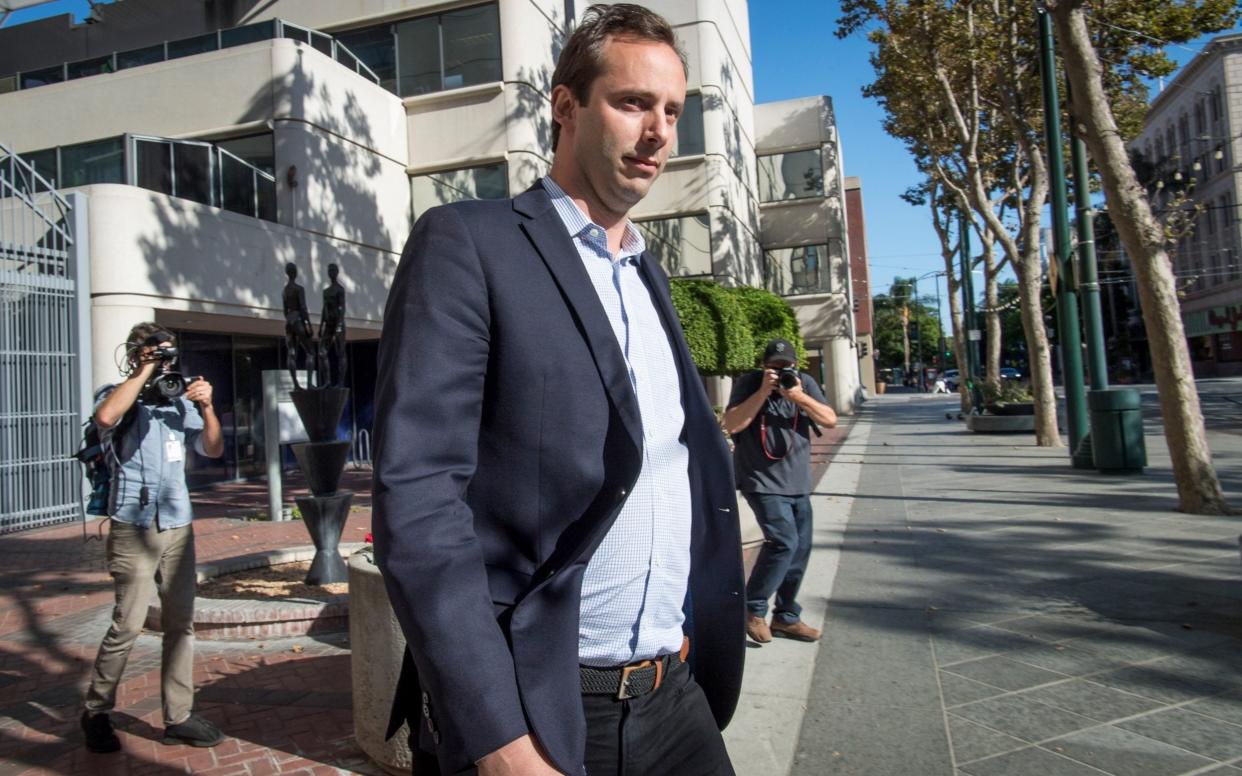 Anthony Levandowski leaves court last year - David Paul Morris /Bloomberg