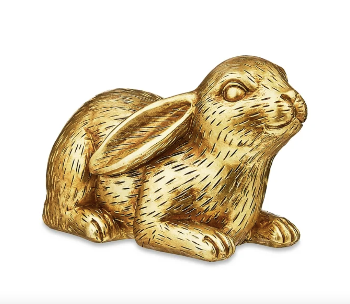 <p><a href="https://go.redirectingat.com?id=74968X1596630&url=https%3A%2F%2Fwww.walmart.com%2Fip%2FEaster-Standing-Metallic-Gold-Resin-Bunny-7-by-Way-To-Celebrate%2F2310693527%3Fathbdg%3DL1102&sref=https%3A%2F%2Fwww.countryliving.com%2Fhome-design%2Fdecorating-ideas%2Fg46870660%2Fwalmart-easter-decorations%2F" rel="nofollow noopener" target="_blank" data-ylk="slk:Shop Now;elm:context_link;itc:0;sec:content-canvas" class="link rapid-noclick-resp">Shop Now</a></p><p>Metallic Gold Resin Bunny</p><p>Walmart</p><p>$4.98</p>