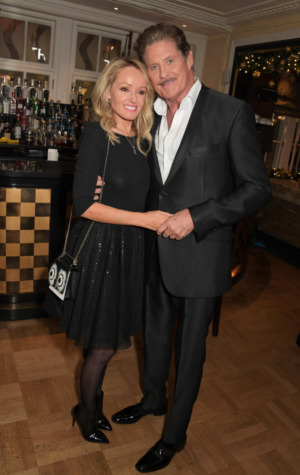 Hayley Roberts and David Hasselhoff