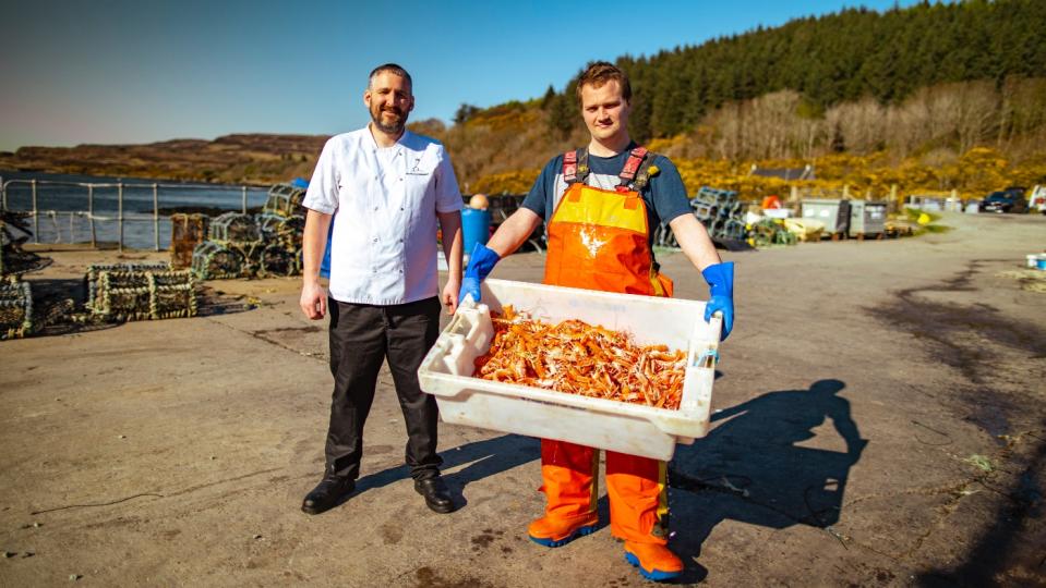 Chef Scott Davies from Three Chimneys Restaurant