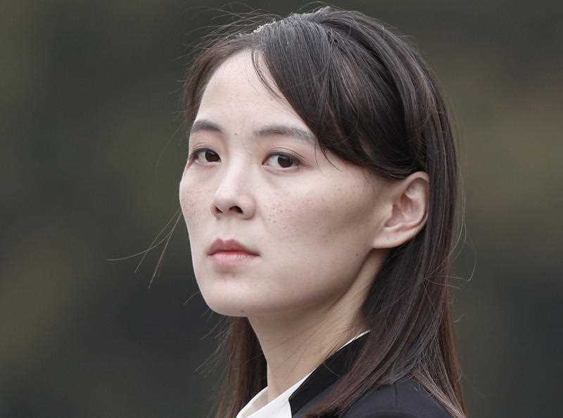 Kim Yo Jong, sister of North Korea's leader Kim Jong-un, attends a wreath-laying ceremony at Ho Chi Minh Mausoleum in Hanoi, Vietnam.