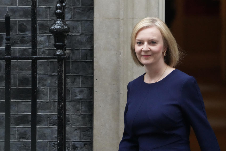 Britain's prime minister Liz Truss was speaking on regional radio stations between 8am and 9am UK time as markets zigzag. Photo: Reuters/Maja Smiejkowska