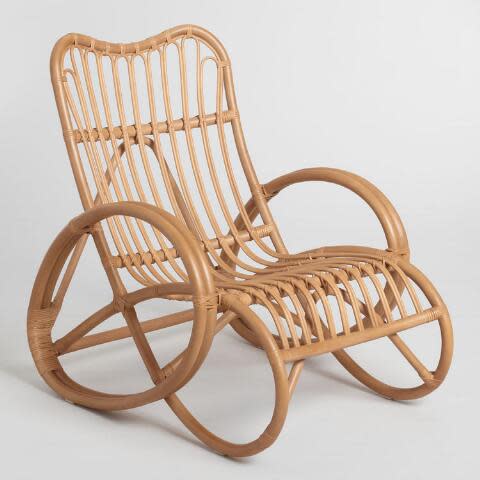 12) Rattan Lounge Chair