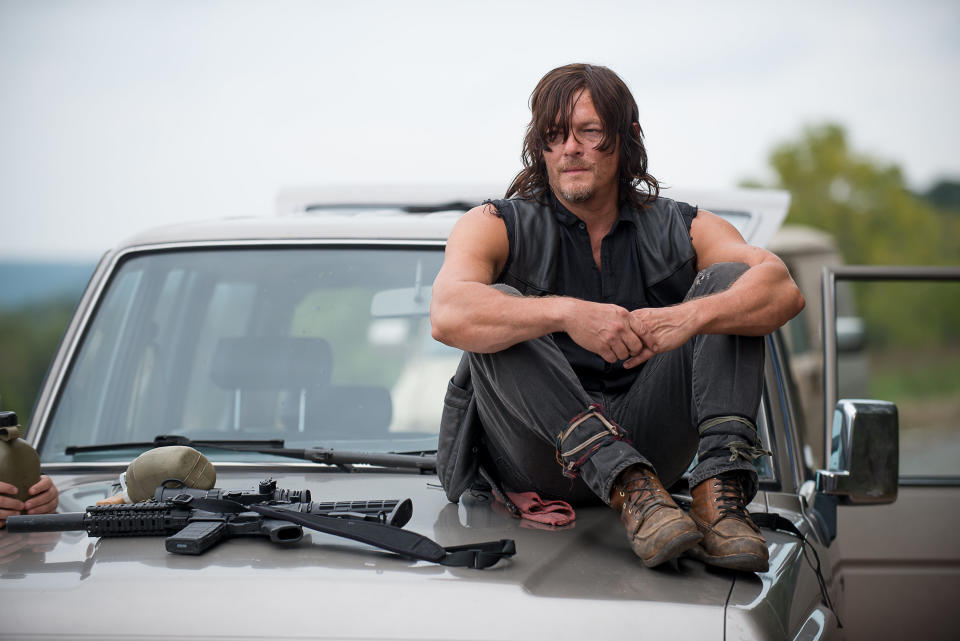 Norman Reedus as Daryl Dixon - The Walking Dead _ Season 6, Episode 12 - Photo Credit: Gene Page/AMC 