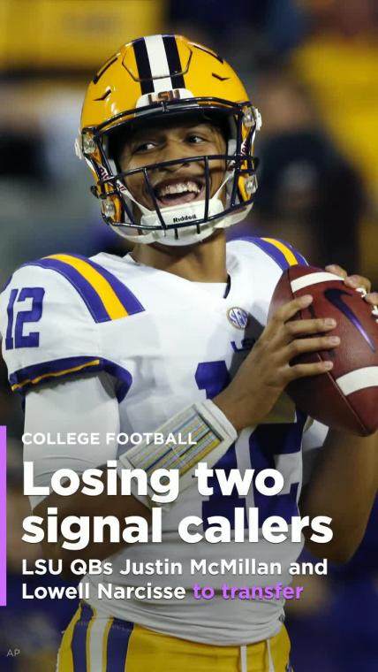 LSU loses two QBs to transfers within hours