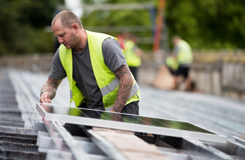 The Government risks failing to prepare the UK for the future because it has not announced a detailed working plan for the jobs and skills needed in the green sector, a group of MPs has warned (Andrew Matthews/PA) (PA Archive)