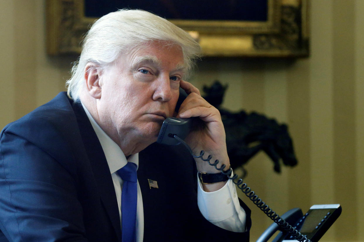 The White House will stop publicly releasing readouts of President Donald Trump's calls with counterparts, CNN reported Tuesday. (Photo: Jonathan Ernst / Reuters)