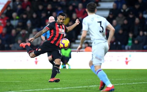Callum Wilson scores for Bournemouth - Credit: Getty images