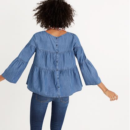 So cute, so stylish and&nbsp;<i>﻿<a href="https://www.madewell.com/madewell_category/DENIMBAR/moredenim/PRDOVR~H3417/H3417.jsp" target="_blank">so</a></i><a href="https://www.madewell.com/madewell_category/DENIMBAR/moredenim/PRDOVR~H3417/H3417.jsp" target="_blank">﻿ comfortable</a>.&nbsp;