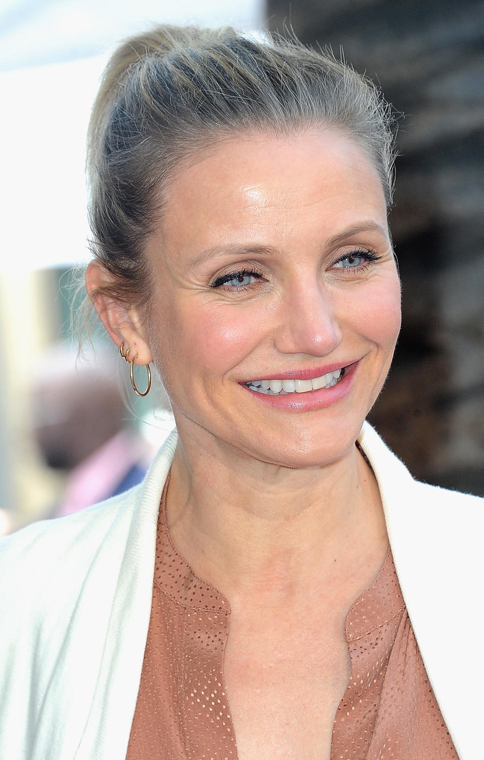 HOLLYWOOD, CA - MAY 01:  Cameron Diaz at Lucy Liu's Star Ceremony On The Hollywood Walk Of Fame held on May 1, 2019 in Hollywood, California.  (Photo by Albert L. Ortega/Getty Images)