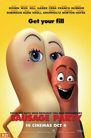 Sausage Party. Credit: Golden Village Cinemas