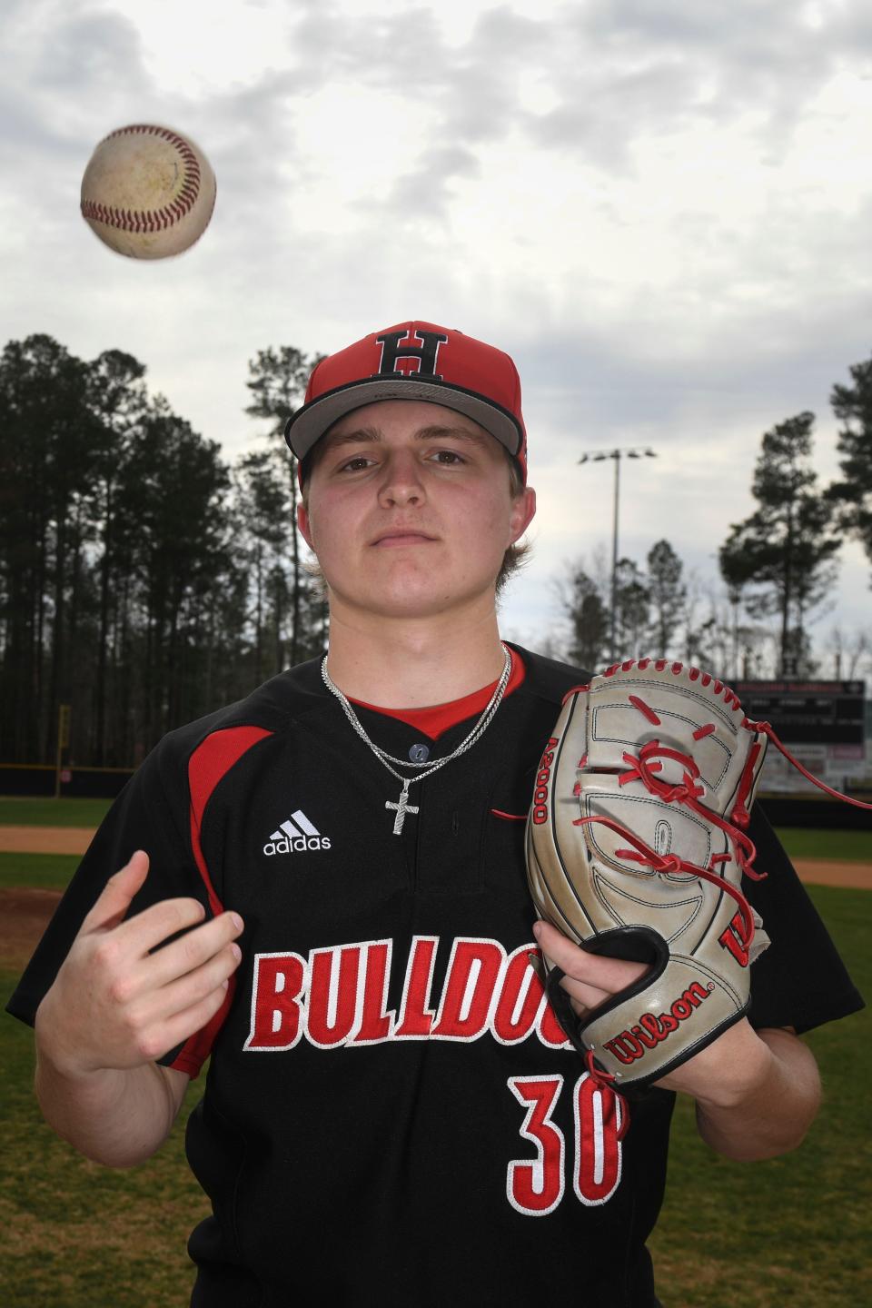 Jake Fulmer poses for a portrait at Harlem High School on Friday, Feb. 9, 2024.