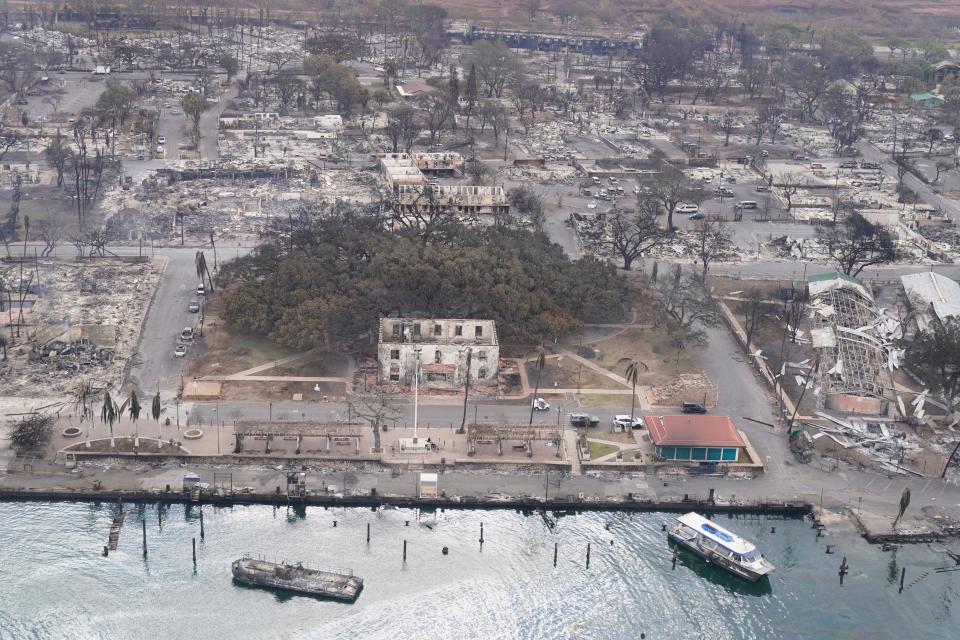 The search of the wildfire wreckage on the Hawaiian island of Maui on Thursday revealed a wasteland of burned out homes and obliterated communities.