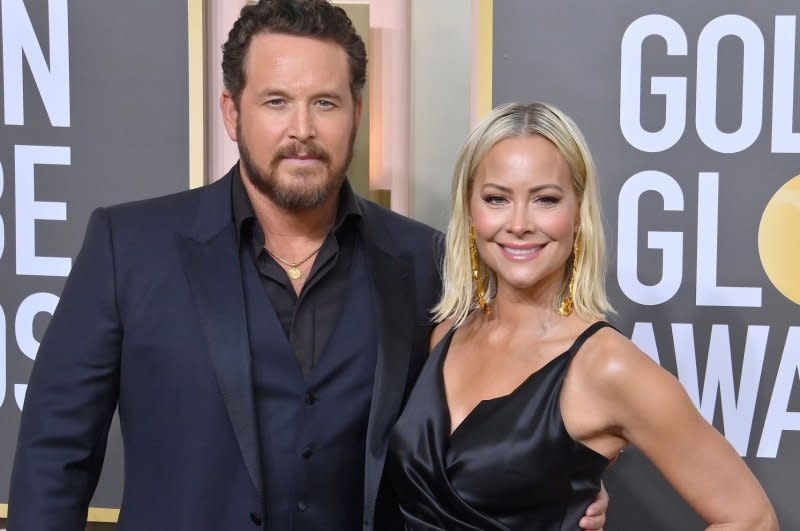 Cole Hauser and Cynthia Daniel arrive for the 80th annual Golden Globe Awards at the Beverly Hilton in Beverly Hills, Calif., on Jan. 10. File Photo by Jim Ruymen/UPI