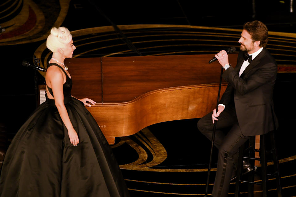 Lady Gaga and Bradley Cooper