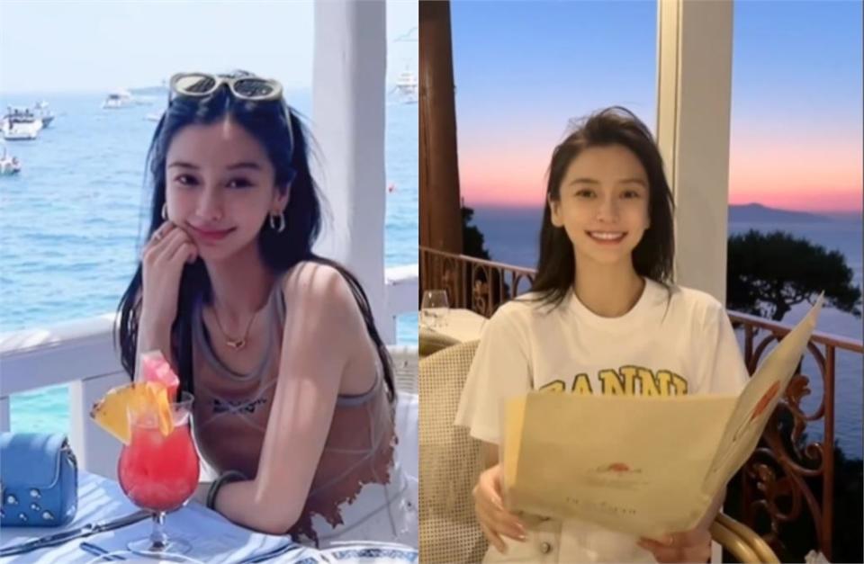 單身大解放！Angelababy「全白跳海」洩春光　火辣片網震撼：窒息了