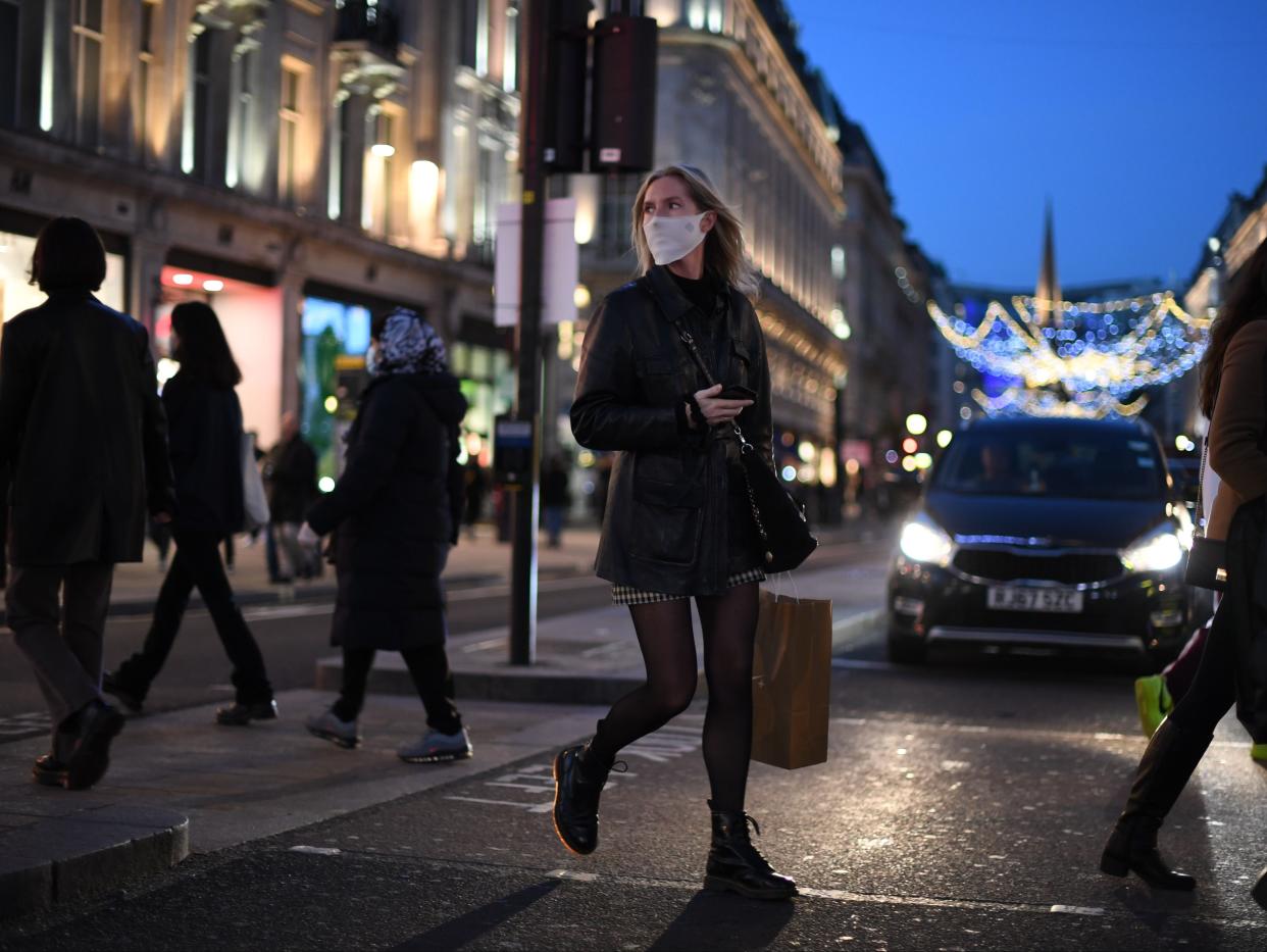 <p>The Kent variant spread throughout the UK in the run-up to Christmas</p> (AFP via Getty Images)