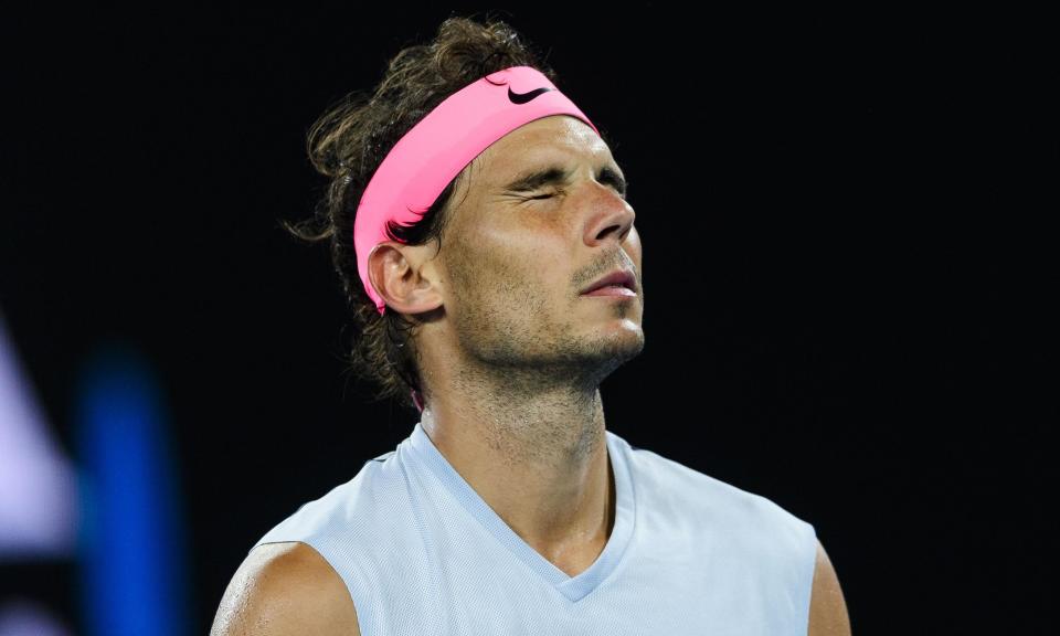 Rafael Nadal quit in the fifth set of his quarter-final against Marin Cilic.