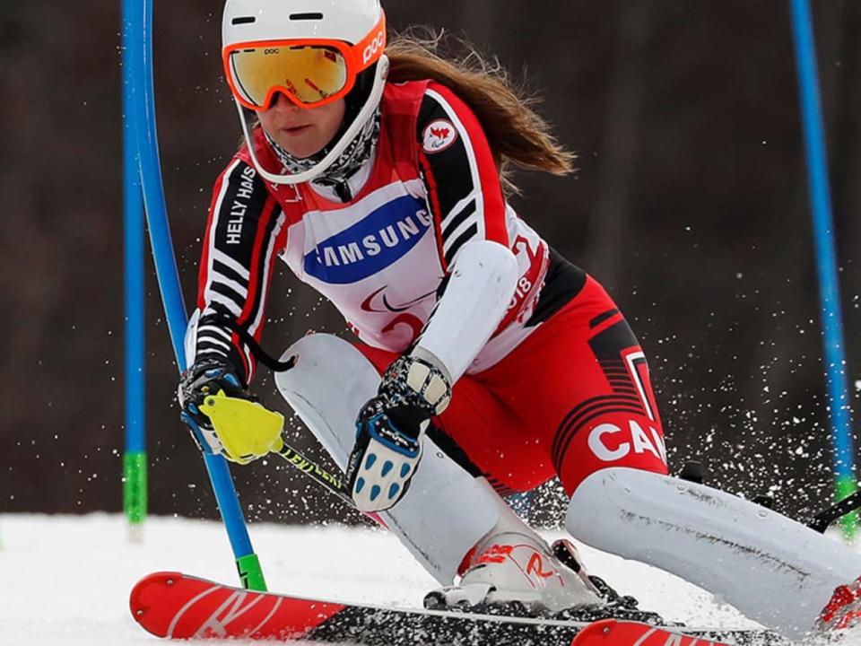 Canada's Mollie Jepsen earned two bronze medals in super-G at a Para alpine skiing World Cup event on Tuesday in Steinach am Brenner, Austria. (Paul Hanna/Reuters/File - image credit)