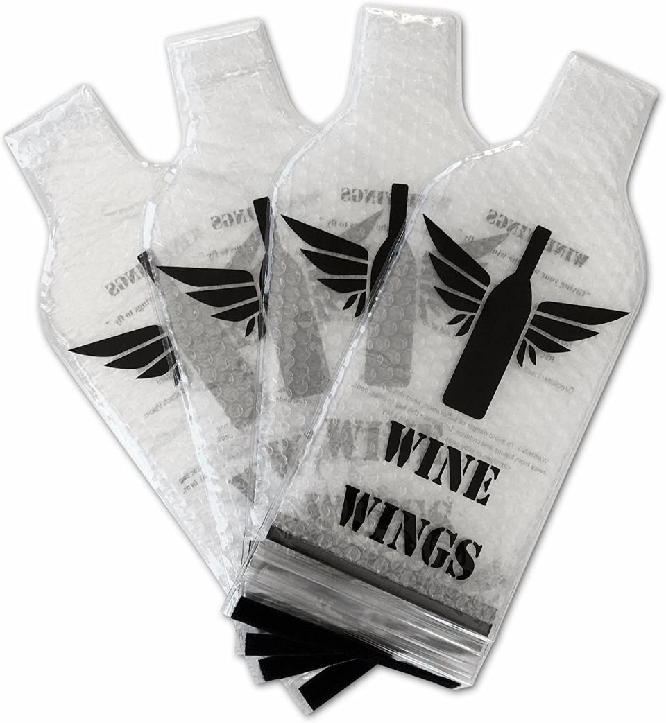 Gifts for wine lovers - Wine Wings Reusable Bottle Protector Sleeve