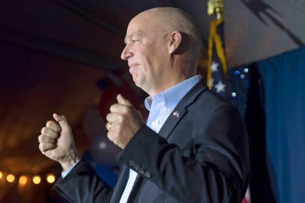 Montana Gov. Greg Gianforte (R) signed four restrictive bills that are expected to make it harder for young people and students in that state to vote. (Photo: Tommy Martino via Associated Press)