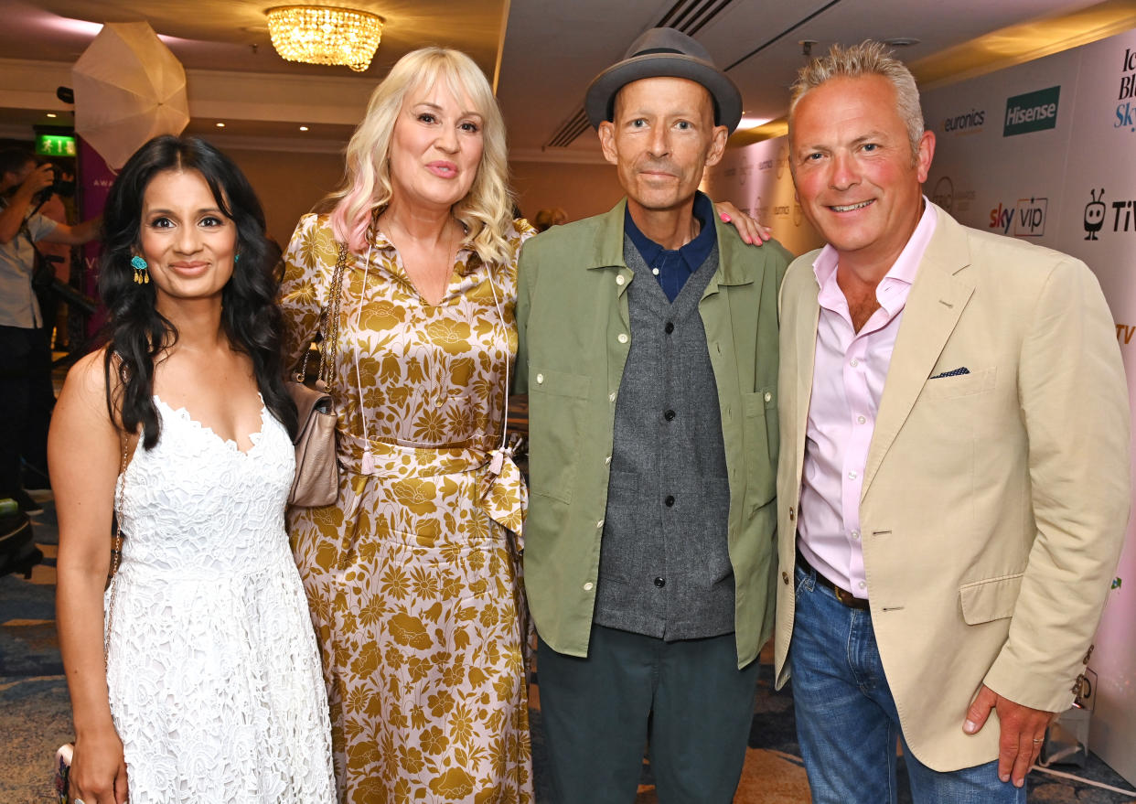 Escape To The Country stars Nicki Chapman, Jonnie Irwin, Jules Hudson and Sonali Shah enjoyed the TRIC Awards as a 'family'. (Getty Images)