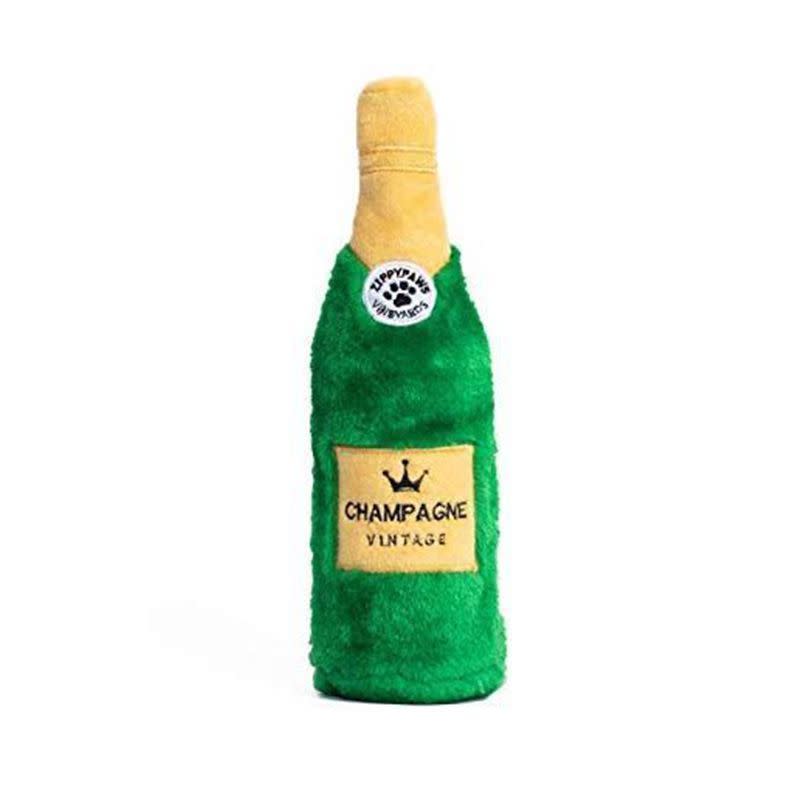 Champagne-Themed Dog Toy