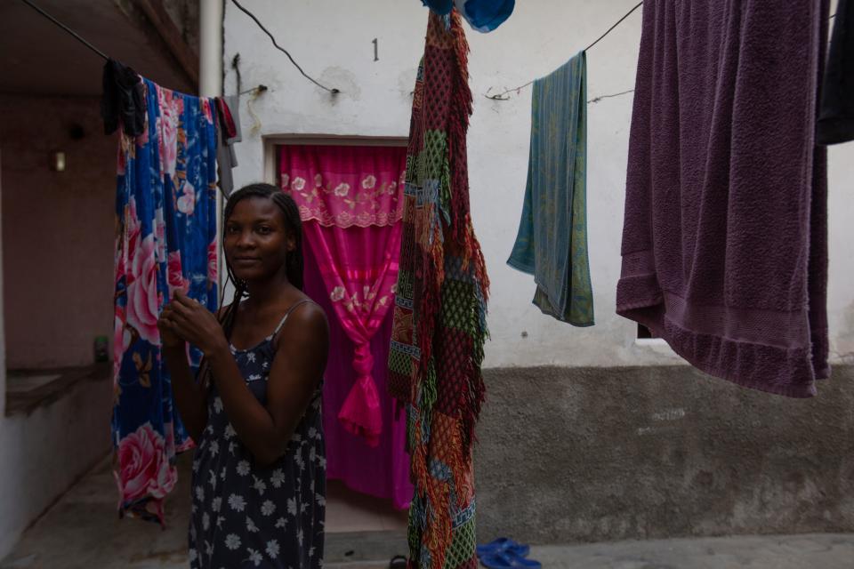 Briyanne Jeanniton, a Haitian migrant lived in Tapachula, Chiapas before traveling to Monterrey, Mexico, and eventually crossing into the U.S. and making her way to Florida in March of 2021. In the photo, Jeanniton is photographed in Chiapas in February of 2020.