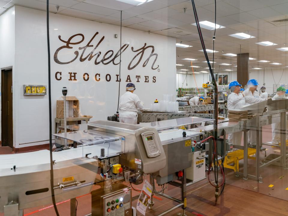 Las Vegas, AUG 15: Interior view of the famous Ethel M Chocolate Factory on AUG 15, 2018 at Las Vegas, Henderson