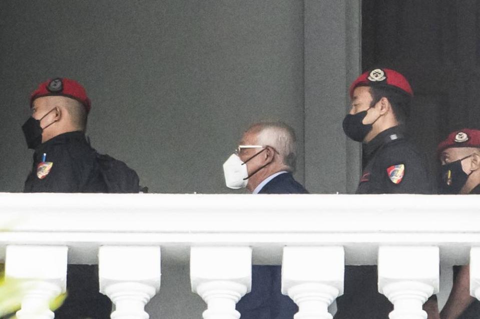 Former prime minister Datuk Seri Najib Razak at Kuala Lumpur High Court September 7, 2022. — Picture by Hari Anggara