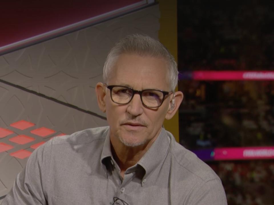 Gary Lineker is leading BBC’s coverage of the Qatar World Cup (BBC)