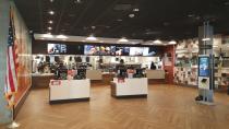 <p>It can’t be said enough — the place is huge. Even the cashier area had a ton of open space. </p>