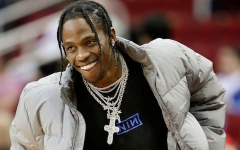  Hip hop artist Travis Scott  - Credit: AP