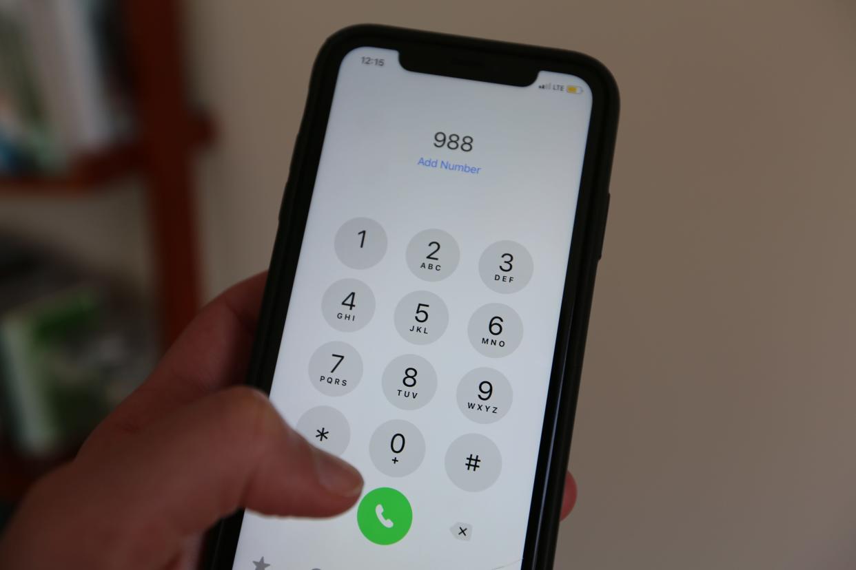 With 9-8-8 set to become the National Suicide Prevention Lifeline, residents of areas of the U.S. where those digits are used as the first three digits in some traditional seven-digit phone numbers will soon be required to include an area code when making local calls. (Photo illustration by India Yarborough/The Capital-Journal)