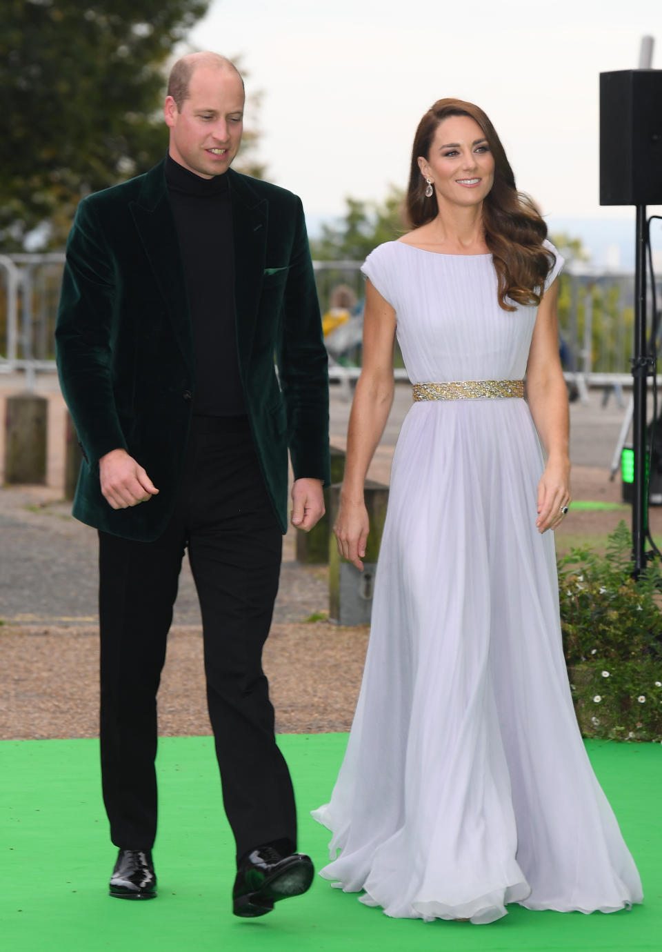 Prince William and Kate Middleton attend the 2021 Earthshot Prize ceremony at Alexandra Palace in London. - Credit: SplashNews.com