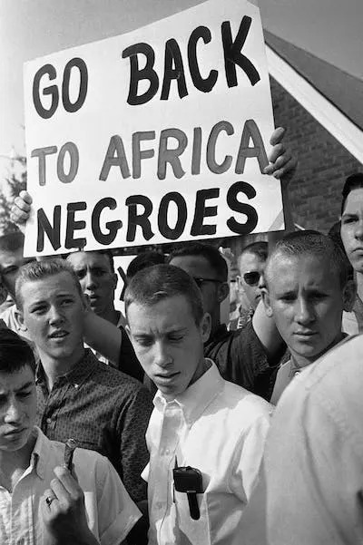 Young male students protest school integration in Birmingham, Alabama, in 1963. <a href="http://www.apimages.com/metadata/Index/Watchf-AP-A-AL-USA-APHS268312-African-American-/e7382a8b2ba748c8a073f188913d5af3/4/0" rel="nofollow noopener" target="_blank" data-ylk="slk:AP;elm:context_link;itc:0;sec:content-canvas" class="link ">AP</a>
