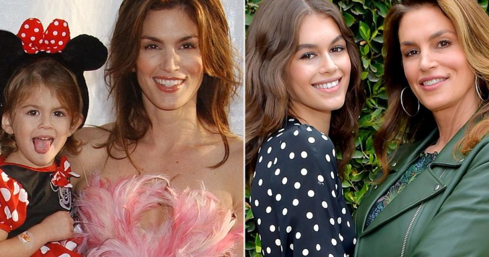 Photos of Look-Alike Mother-Daughter Pair Kaia Gerber & Cindy Crawford Through the Years