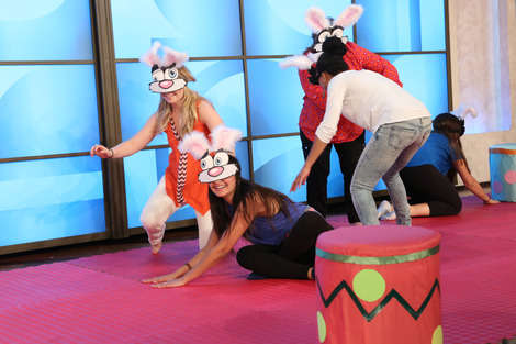 Blindfolded Musical Bunnies