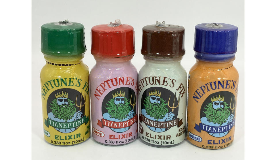 The FDA is warning consumers to not purchase or use Neptune's Fix products, or any other product with tianeptine, which is not approved in the U.S. / Credit: FDA