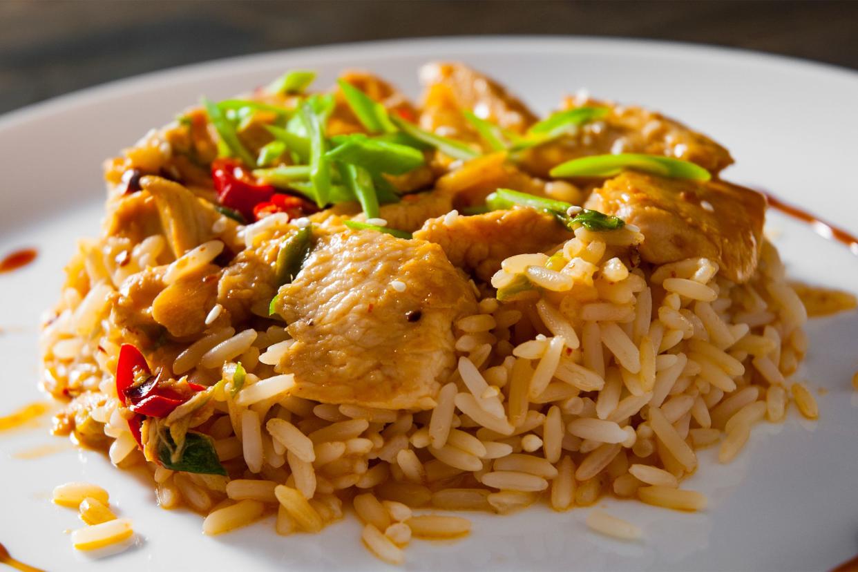 One Pan Coconut Chicken Curry and Rice