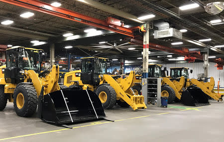 Caterpillar's small wheel loader assembly plant is pictured in Clayton, North Carolina, U.S., August 29, 2018. REUTERS/Rajesh Singh