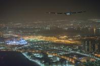 Solar Impulse 2 lands in Abu Dhabi to complete its world tour flight on July 26, 2016