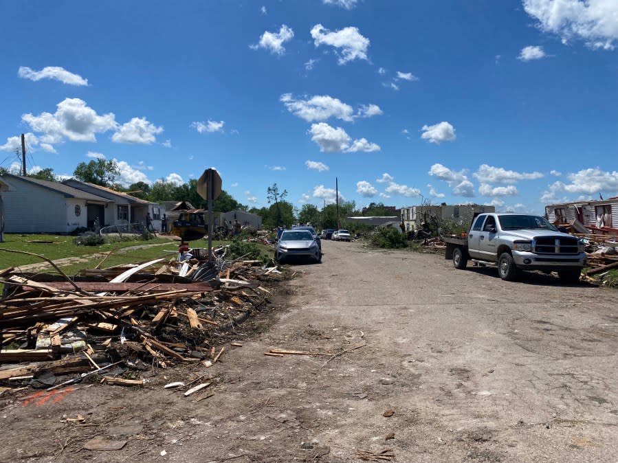 Tornado damage in Sulphur, OKC (KFOR)