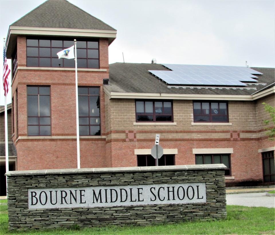 School officials question whether Bourne Middle School is an appropriate poll location for Precincts 4 and 7, siting traffic and students inability to use the school gym.