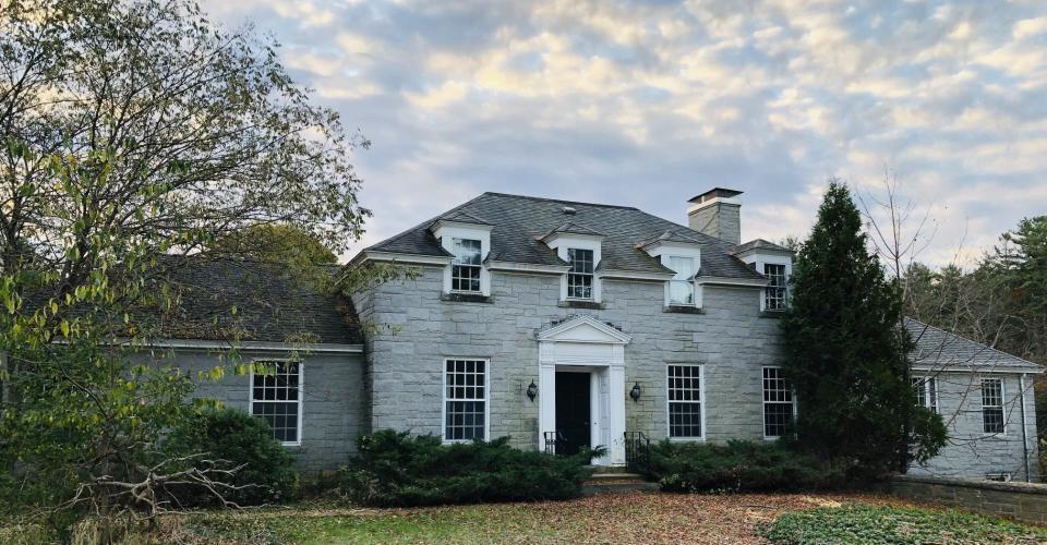 This vacant home at 188 Brown Street in Kennebunk, Maine, is being transformed into the new main headquarters of the Rachel Carson National Wildlife Refuge. Crews will renovate and expand the home to accommodate a visitor center and office spaces.