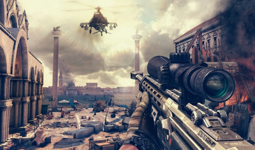 Screenshot from Modern Combat 5: Blackout iPhone game