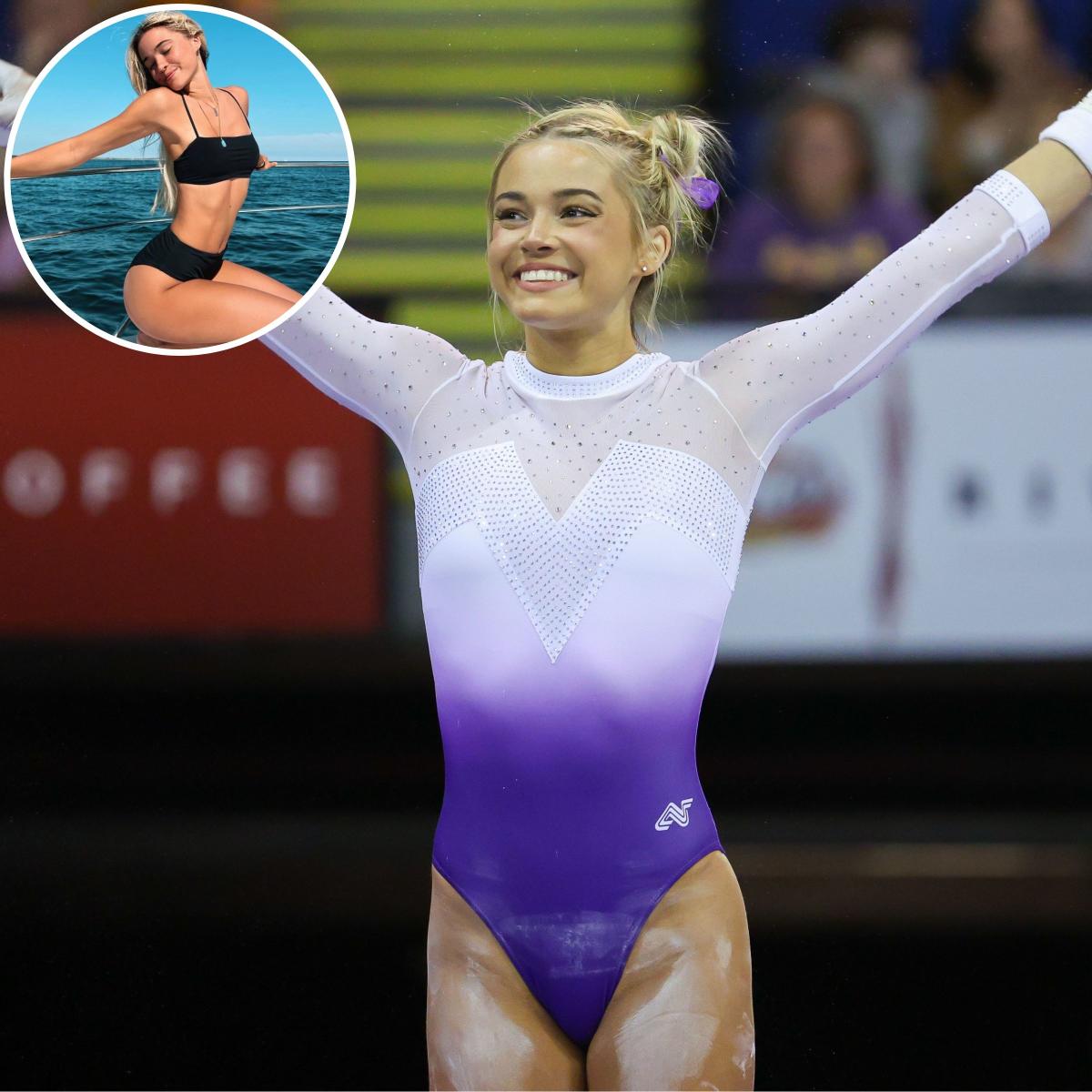 Olivia Dunnes Bikini Photos Are ~flipping~ Amazing See The Lsu Gymnasts Cutest Swimsuit Moments 5406