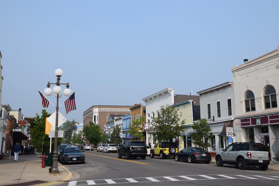 Downtown Harbor Springs is shown.