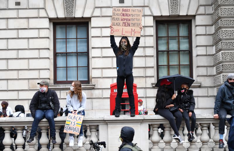 Protest against the death of George Floyd, in London